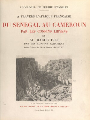 cover image of À travers l'Afrique française